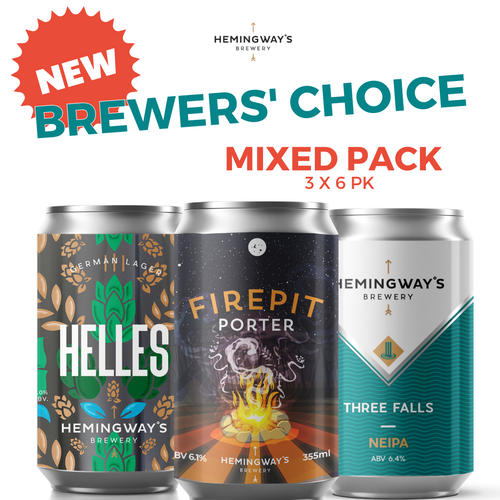 Brewers Choice Mixed Pack - 18 (6x3) x 355Ml cans